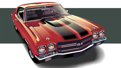Paint artwork Chevrolet Chevelle