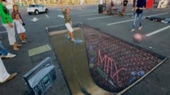 Paint artwork low resolution urban art