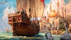 Paint artwork sail ship