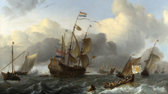 Paint artwork sail ship