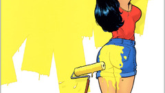 Paint comics girls Frank