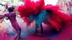 Paint dust India colors fun multicolor Holi