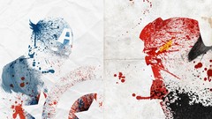 Paint Hellboy comics captain america artwork