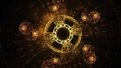 Paint lights abstract flames multicolor