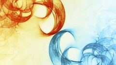 Paint lights abstract flames multicolor