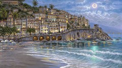 Paint paintings cityscapes