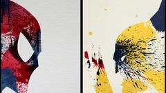 Paint Spider-Man wolverine comics artwork marvel comics