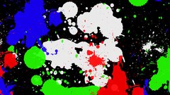 Paint splatter base colors