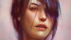 Paint woman artwork portraits