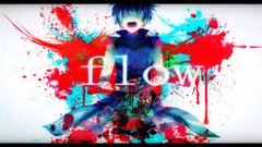 Paint woman flow Anime