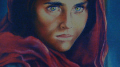 Paintings Afghan Girl