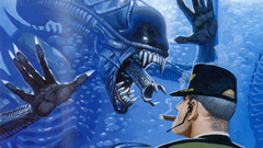 Paintings alien cigars