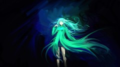 Paintings anime girls hatsune miku vocaloid