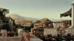 Paintings architecture classic Greece