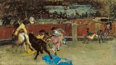 Paintings arena artwork classic art bullfight toreador torerro 