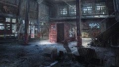 Paintings artistic buildings industrial