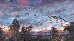 Paintings artwork anime girls