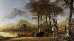 Paintings artwork scenic Eglon van der Neer