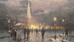 Paintings Boston Thomas Kinkade citylife
