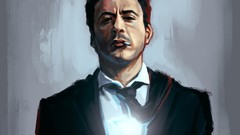 Paintings Cigarettes fan art robert downey jr tony stark 