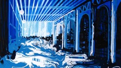 Paintings cityscapes artwork traditional art trippy Acrilyc Amy 