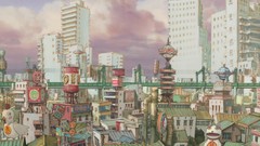 Paintings cityscapes buildings