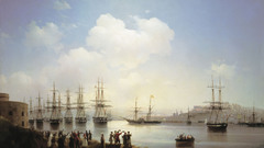 Paintings cityscapes ships Boats