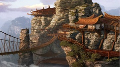 Paintings clouds China mist