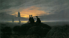 Paintings coast ships rocks