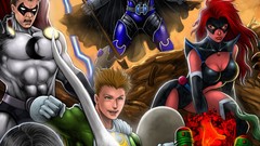 Paintings Cover comics drawings digital united illustrations