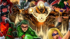 Paintings Cover comics drawings united illustrations digital art