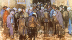 Paintings crowd office Vincent