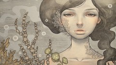 Paintings drawings Audrey Kawasaki