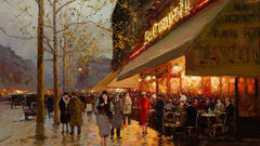 Paintings Edouard Leon Cortes