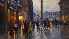 Paintings Edouard Leon Cortes