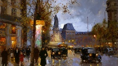 Paintings Edouard Leon Cortes