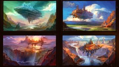 Paintings environment digital art