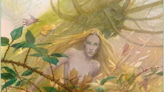 Paintings forests fantasy art