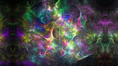 Paintings Fractals rainbows abstract