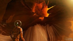 Paintings gaia science fiction digital art airbrushed Kuldar 