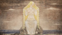 Paintings goddess mythology Vikings artwork Freya John Bauer