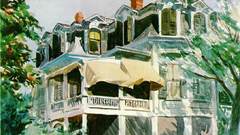 Paintings houses Edward Hopper