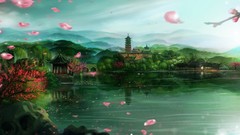 Paintings lakes artwork