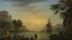 Paintings Landscapes Boats artwork