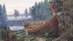 Paintings Landscapes Druid artwork