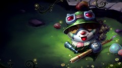 Paintings League of Legends video games riot games teemo
