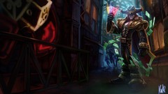 Paintings League of Legends video games riot games Twisted Fate