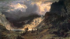 Paintings Mountains clouds Landscapes