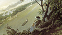 Paintings nature artwork rivers