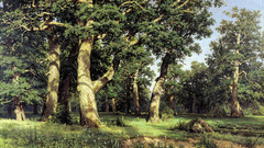 Paintings nature Trees forests